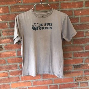 Graphic Je Suis Green T-Shirt